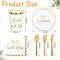 300-Piece Baby Shower Tableware Set – Disposable Party Supplies for 50 Guests